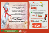 Tea Tree Facial Foam Wash Christmas Package 2025